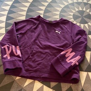 Girls Puma Purple Sweatshirt